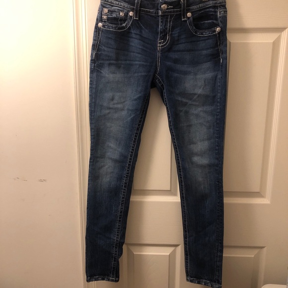 MISS ME Mid-Rise Easy Skinny Women's Blue Jeans Sz 28 - Picture 6 of 13